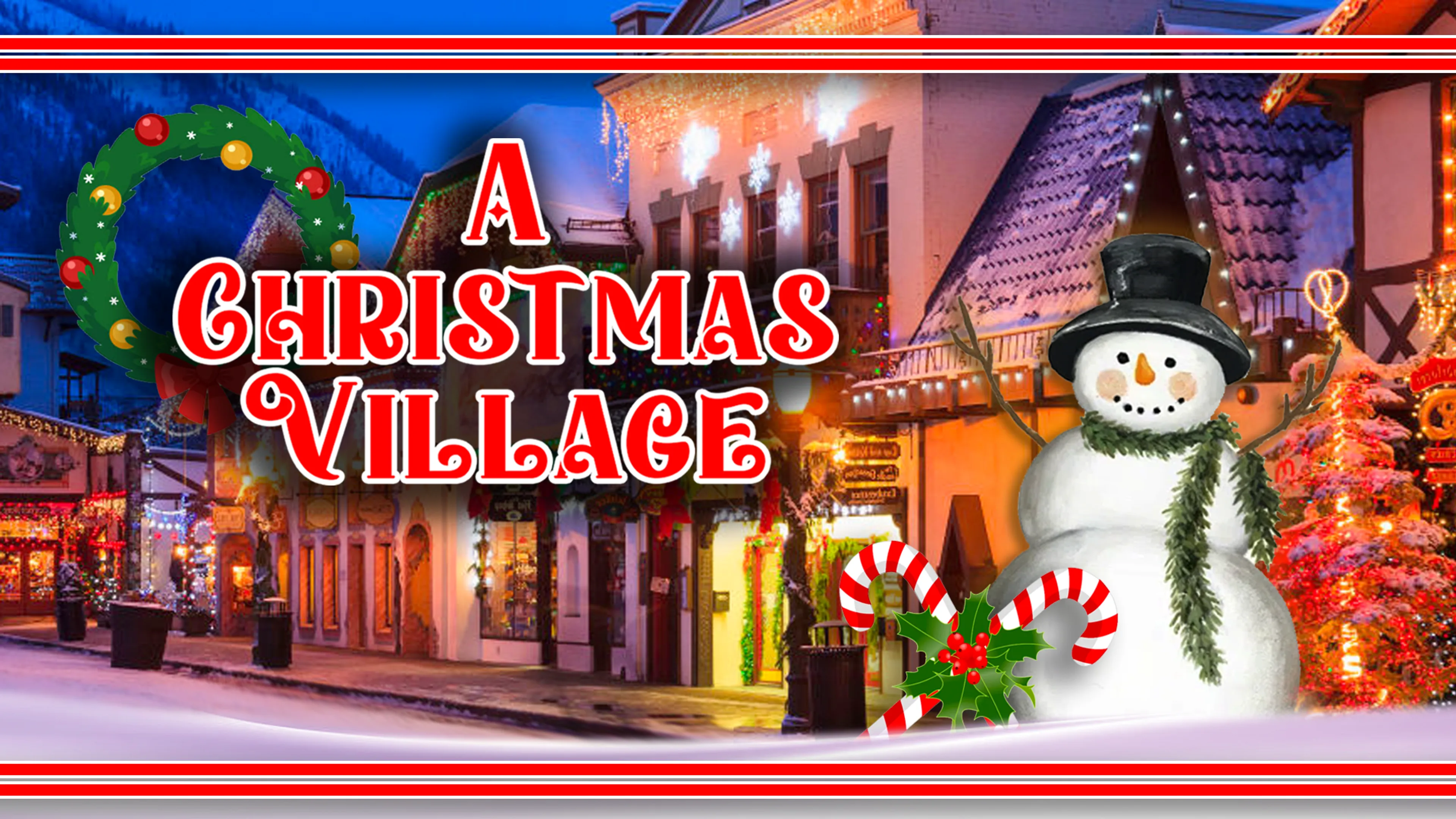 A Christmas Village poster